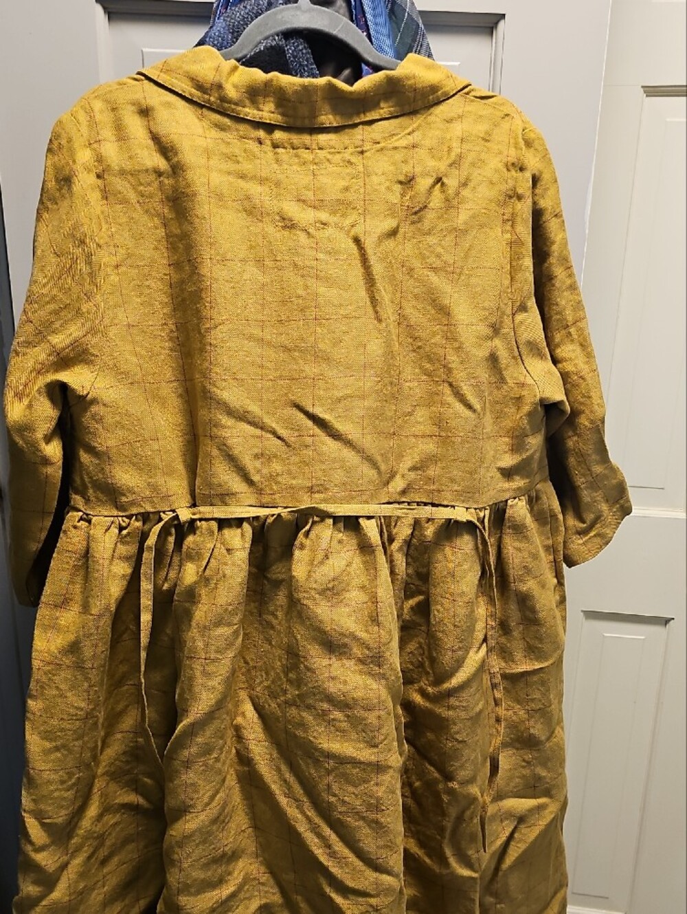 notPERFECTLINEN Mustard Yellow Linen Maxi Dress - Picture 3 of 6